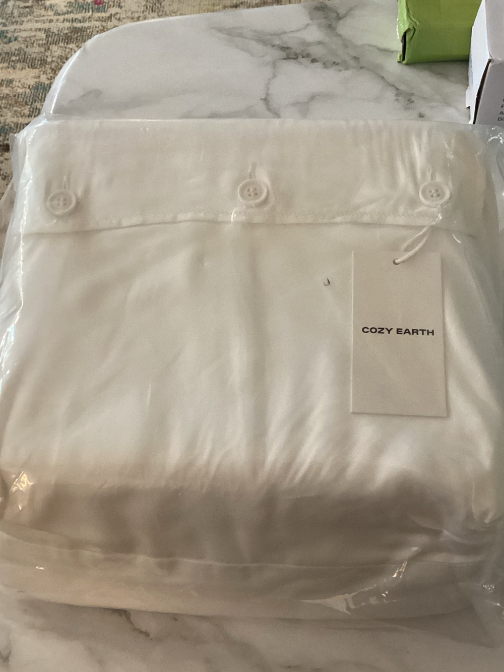 Cozy Earth White Bedding Sheet Set - Soft Luxury Cotton